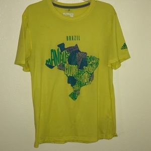 men's L" lux-soft Brazil Ultimate Tee by Adidas
